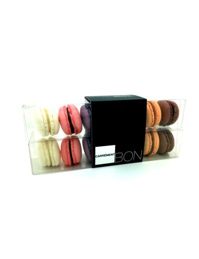 Macarons - Etui double 14 pces