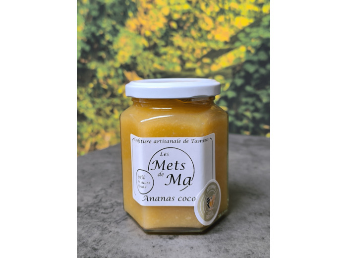 Confiture ananas coco