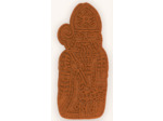 Saint-Nicolas surprise chocolat bicolore et spéculoos 10cm - La femme du chocolatier