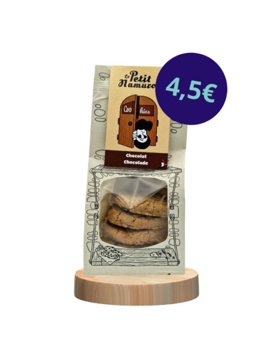 Sachet de cookies au chocolat